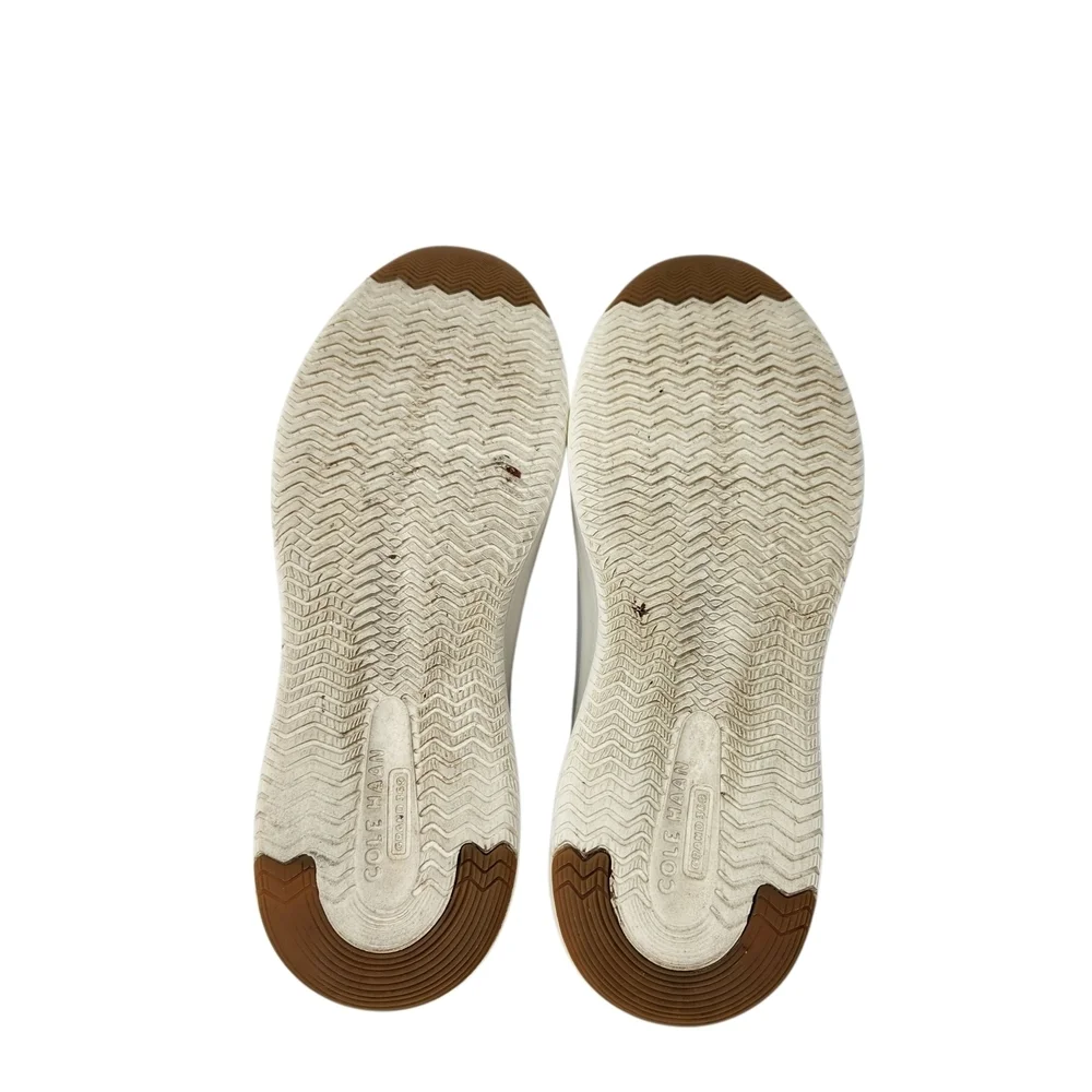 Cole Haan Women's White and Gold Sneakers